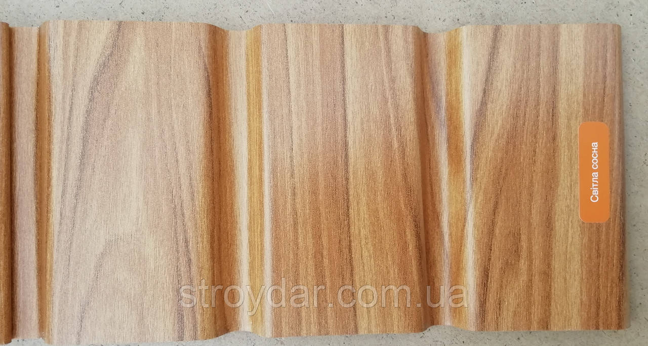 Софіт Asko Neo карнизна підшивка колір світла сосна, фото 1