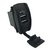 Автомобільний зарядний пристрій USB, вбудований модуль із подвійним USB 5 V 3.1 A, фото 4
