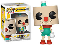 Фігурка Funko Pop Фанко Поп Чашеголовий Каппет Cuphead Cuppet 10 см Games C C 413