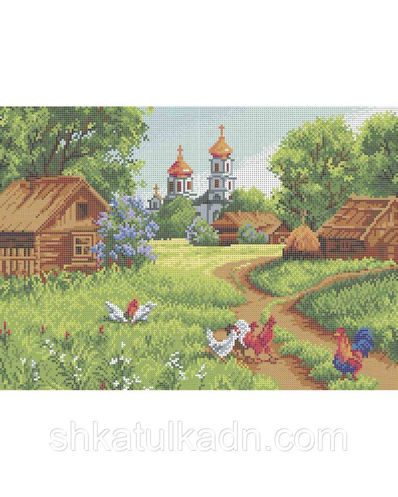 Схема для вишивки бісером Сільська ідилія, фото 1