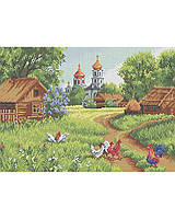 Схема для вишивки бісером Сільська ідилія