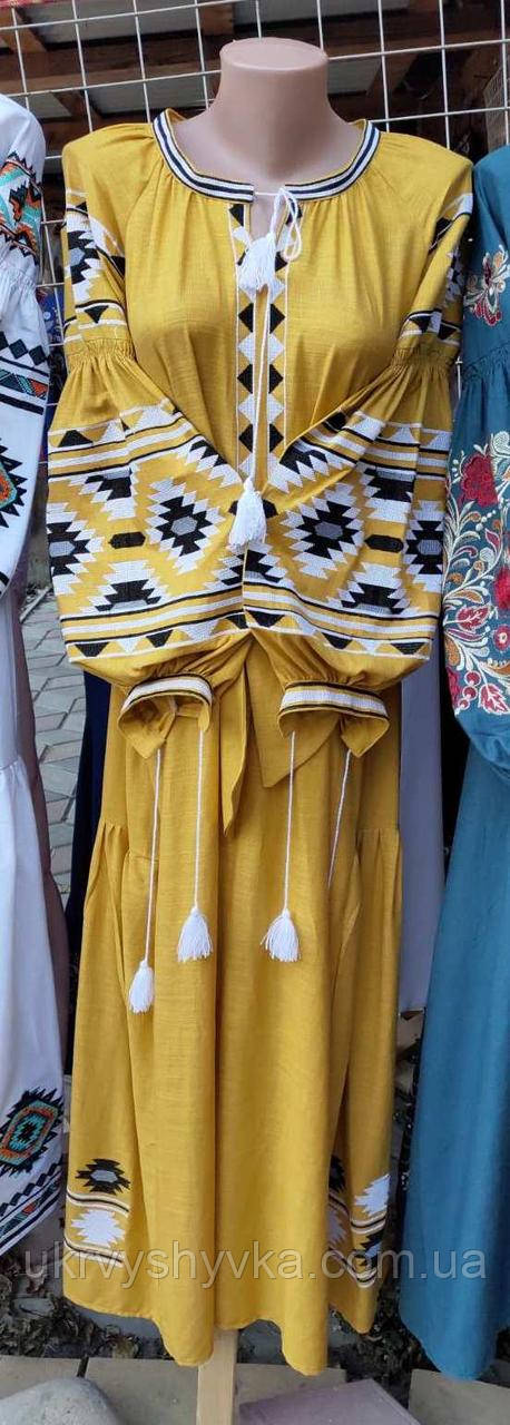 Сучасне вишите плаття "Галичанка", фото 1