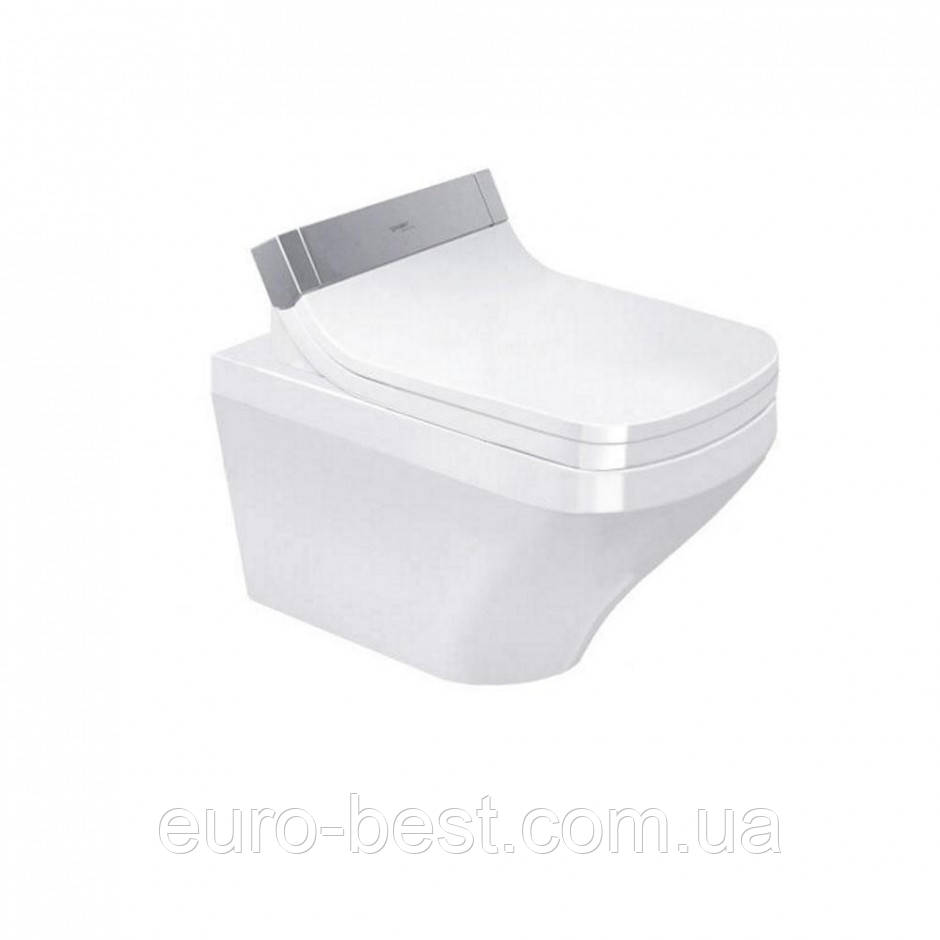 Унітаз Duravit DuraStyle 37x62 rectangular SensoWash біла 2557090000, фото 1