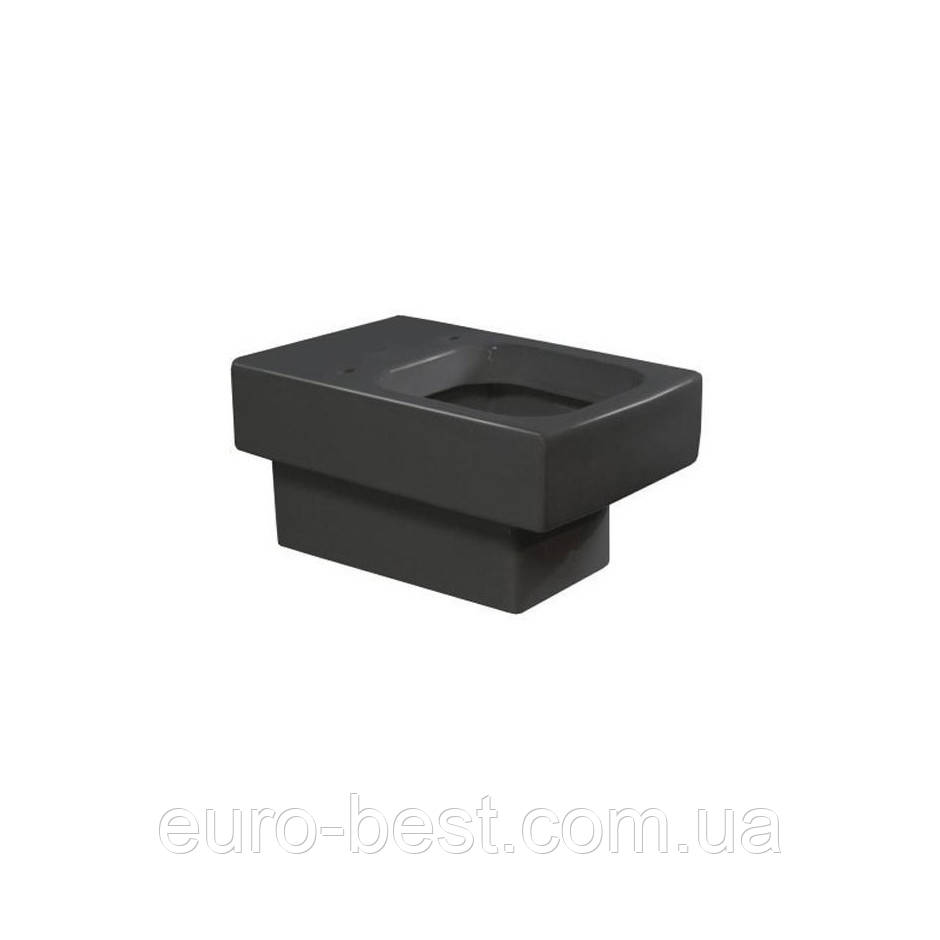 Унітаз Duravit Vero 37х54,5 чорний WonderGliss 22170908641