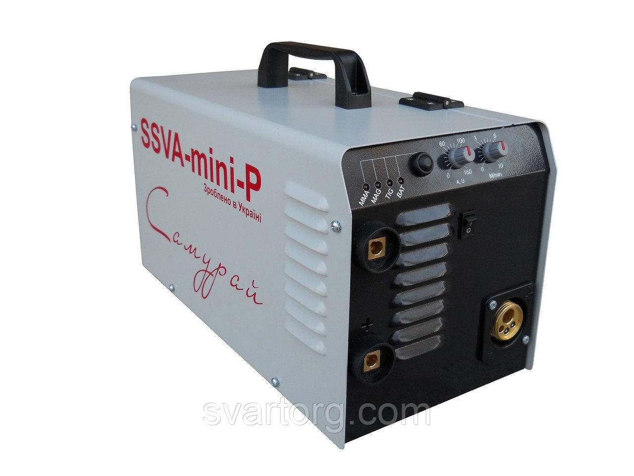 ЗВАРОЧНИЙ ІНВЕРТОР ПОЛУАВТОМАТ SSVA-MINI-Р «САМУРАЙ»