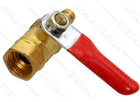 Кран компресора 1/4 гайка — штуцер 7 мм