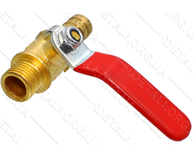 Кран компресора 1/4 різі — штуцер 10 мм