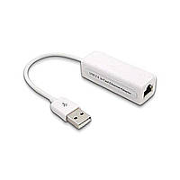 Сетевая картa USB Ethernet, Meiru, White, 10/100 Mbps (7806)