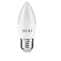 Светодиодная LED лампа Sivio C37 8W E27 8Вт Е27 4100К