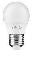 Светодиодная LED лампа Sivio G45 8W E27 8Вт Е27 4100К