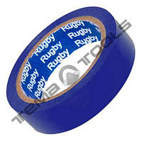 Изоляционная лента (изолента ПВХ) 10 м синяя RUGBY PVC