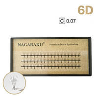 Ресницы Nagaraku 6d С 0,07