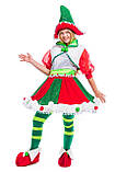 «Різдвяна Ельфійка» карнавальний костюм для аніматора, фото 3