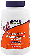 Хондропротектор Now Foods - Glucosamine Chondroitin MSM (180 капсул)