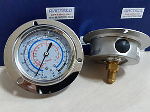 Манометр гліцериновий низького тиску R-410а для панельного кріплення