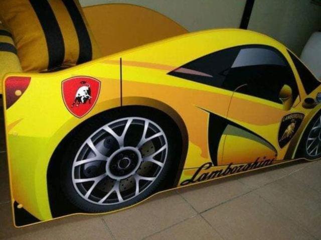 Ліжко дитяче машина серії Elit Е-3 Lamborghini yellow (Фото 3)