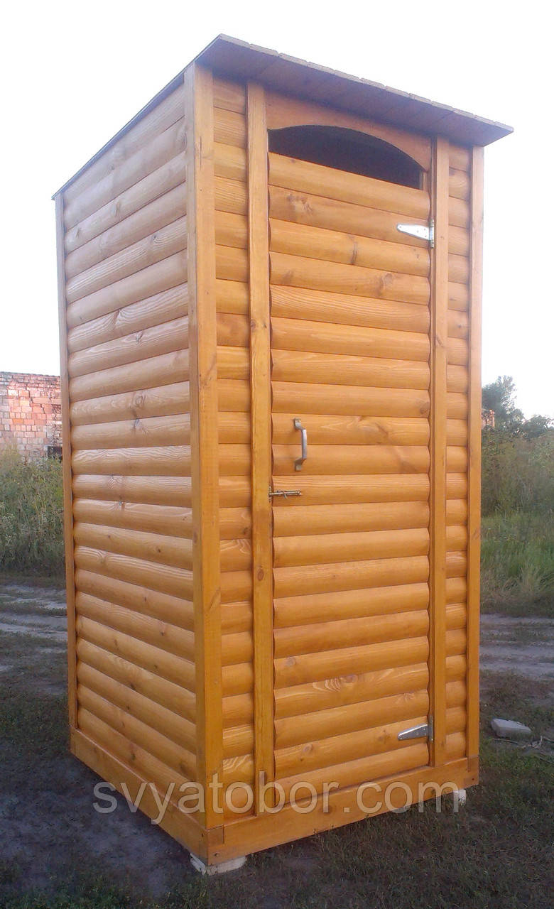 Туалет дерев'яний із блок-хауса