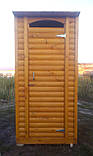 Туалет дерев'яний із блок-хауса, фото 2