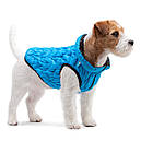 Куртка Airy Vest Uni M 43 жилет чорно-блакитний одяг для собак, фото 6
