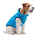 Куртка Airy Vest Uni M 43 жилет чорно-блакитний одяг для собак, фото 7