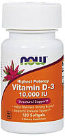 Вітаміни Now Foods — Vitamin D-3 10000 IU (120 капсул)