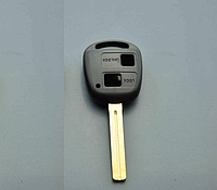 Корпус для авто ключа TOYOTA Land Cruiser (Тойота Ленд Крузер) 2 - кнопки, лезвие TOY40