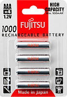 Акумулятор FUJITSU High Capacity AAA/R6 1000mAh Ni-Mh (4шт)