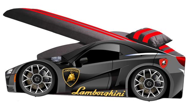 Ліжко дитяче машина серії Elit Е-3 Lamborghini gray (Фото 2)