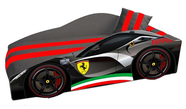 Ліжко дитяче машина серії Elit Е-2 Ferrari gray