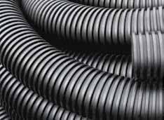 Гофрована труба ПВД d40 з протяжкою ДКС, фото 1