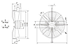 Осьовий вентилятор Sigma 250 (1360 м3/год), фото 3