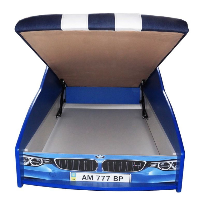 Ліжко дитяче машина серії Elit Е-1 BMW blue (Фото 5)
