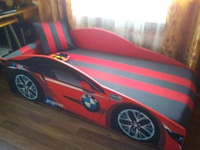 Ліжко дитяче машина серії Elit Е-1 BMW red (Фото 5)
