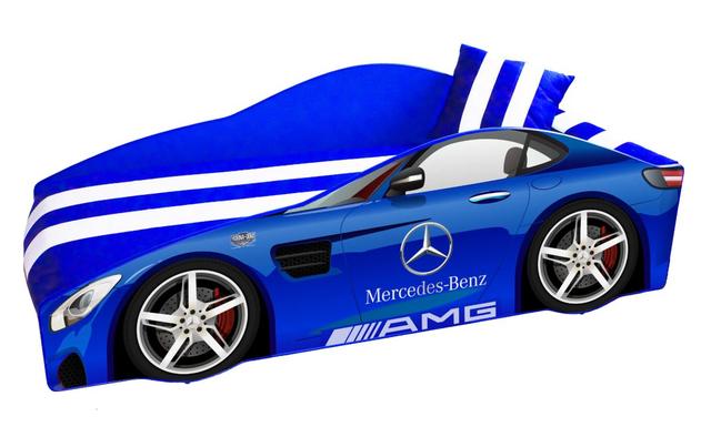 Ліжко дитяче машина серії Elit Е-4 Mercedes blue
