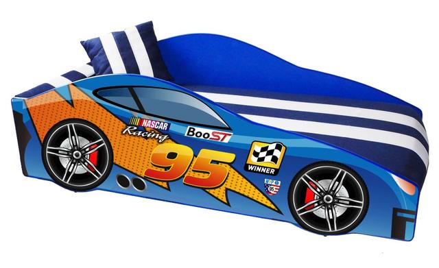 Ліжко дитяче машина серії Elit Е-5 MC blue