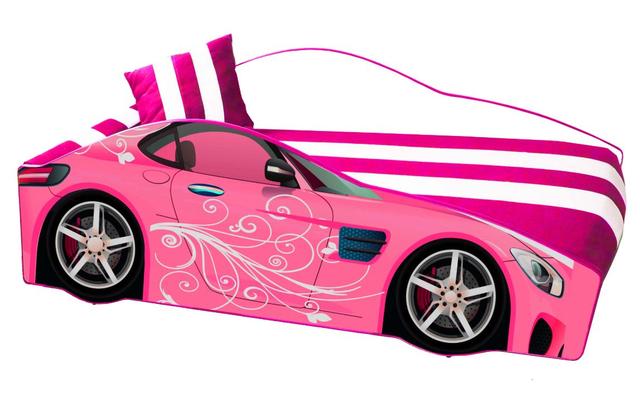Ліжко дитяче машина серії Elit Е-6 Pink
