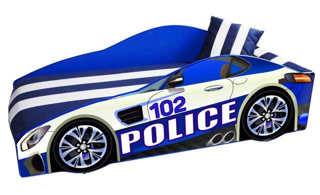 Ліжко дитяче машина серії Elit Е-8 Police blue
