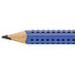 Олівець чорнографітний потовщений Faber-Castell Jumbo Grip 2001 В, корпус синій, 280352, фото 6