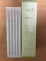 Голки акупунктурні 0,35*100 для голкоуколювання з посрібленою ручкою й напрямником стерильні 100 шт.