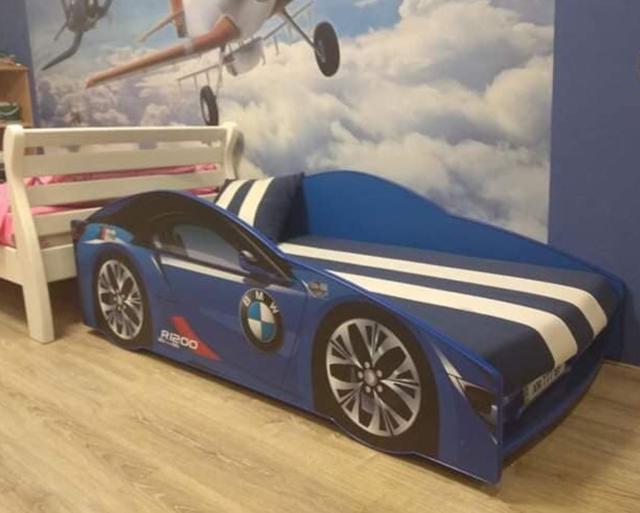 Ліжко дитяче машина серії Elit Е-1 BMW blue (Фото 8)