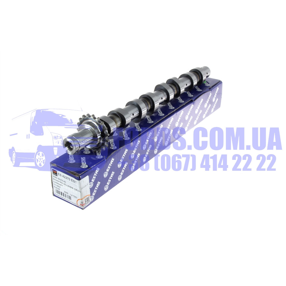 Распредвал FORD FIESTA/FOCUS 2001- (1.6TDCI Впуск) (1313804/3M5Q6A270AC/14047) ESTAS