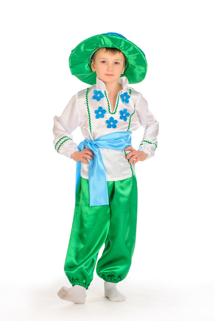 Дитячий карнавальний костюм Квіточка «Барвінок» на зріст 110-120 см