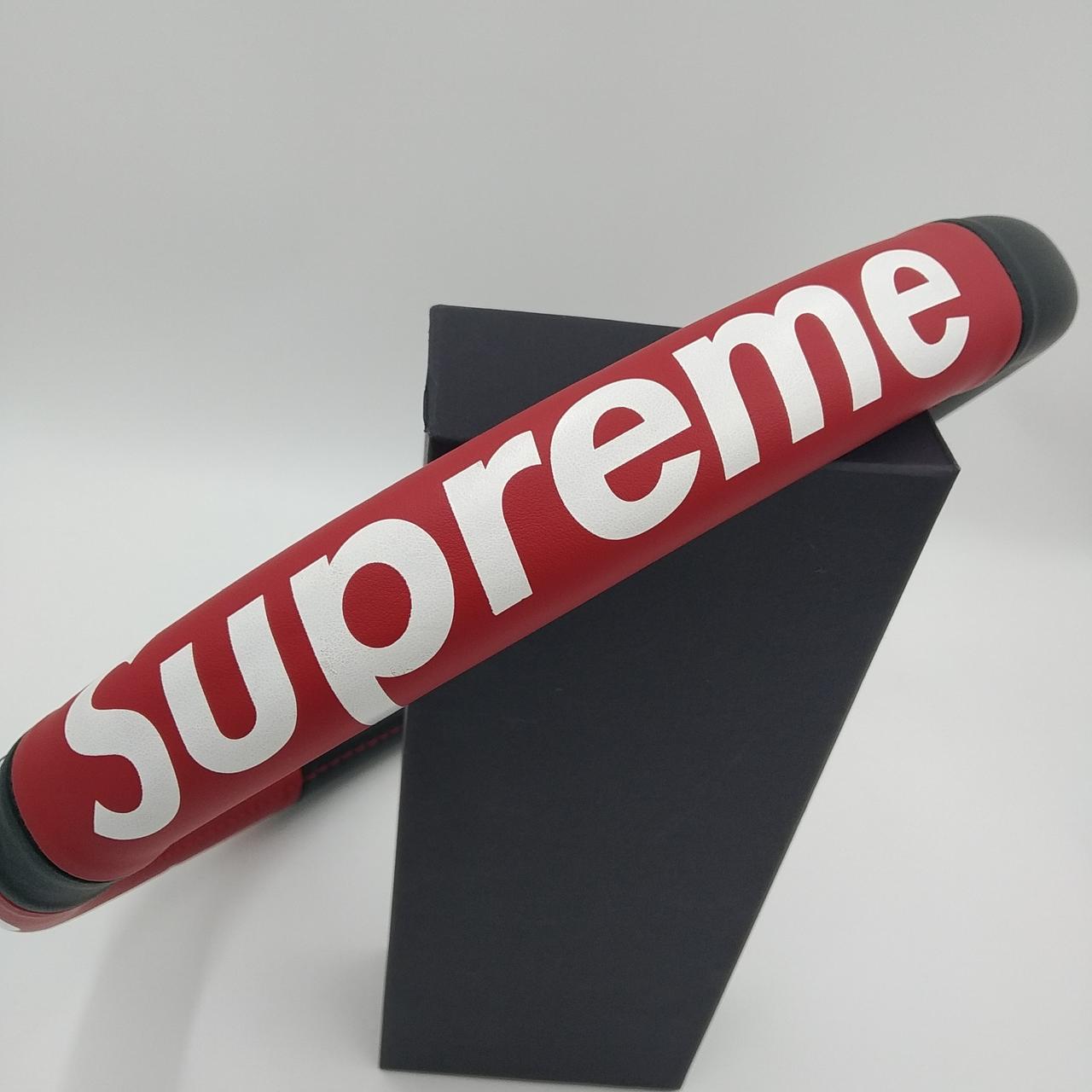 Чохол на кермо з натуральної шкіри, Supreme