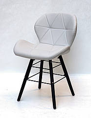 Стілець INVAR Q - BK ЕК 10 СІРИЙ