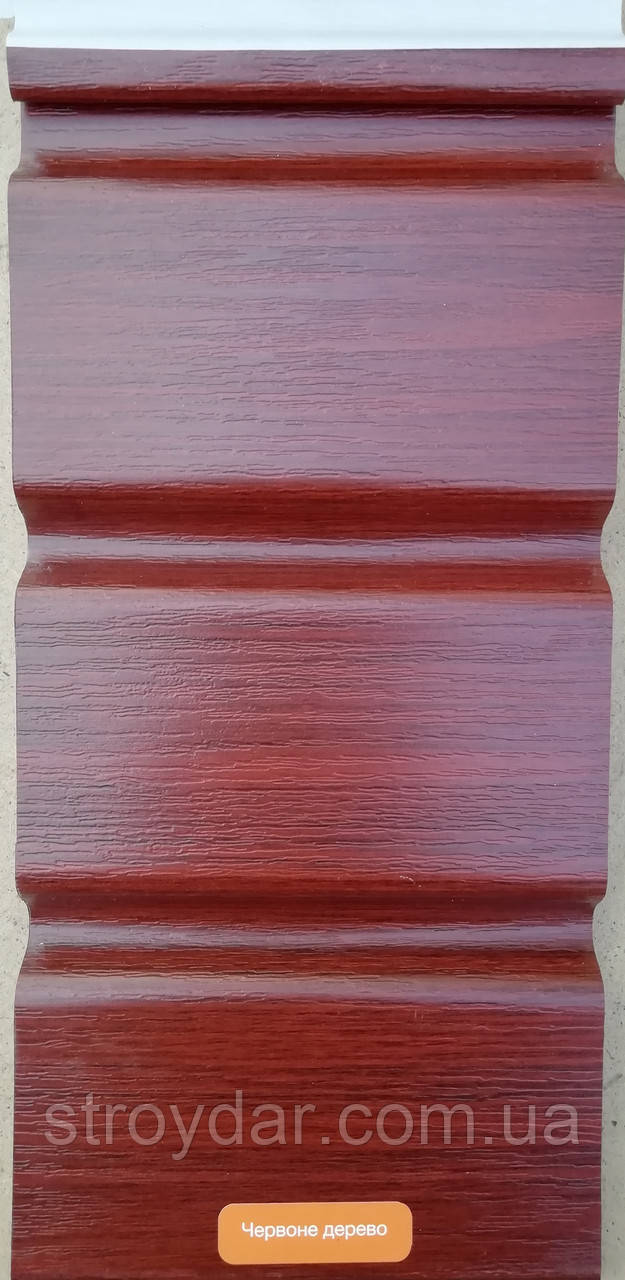 Софіт карнизна підшивка Asko Neo колір червоне дерево, фото 1