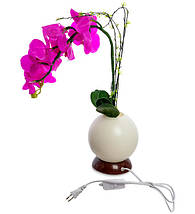 Нічник Орхідеї з LED-підсвічуванням Bing Rong 1502469 лід світильник LED квітка VE, фото 3