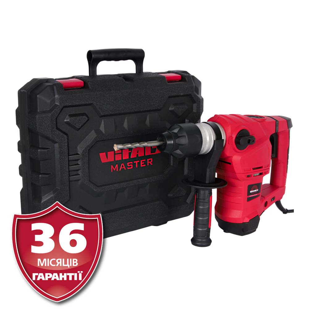 Перфоратор SDS-plus, 1,5 кВт, 5.5 Дж Латвія Vitals Master Ra 3215DS