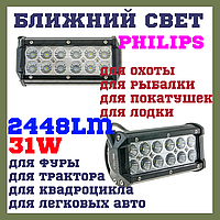 18W EP6 SP Светодиодные фары раб. света WL B1 36W Flood PHILIPS Ближний свет