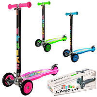 Дитячий триколісний самокат ITRIKE JR 3-044