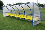 Навіс із полікарбонату над трибунами, фото 4